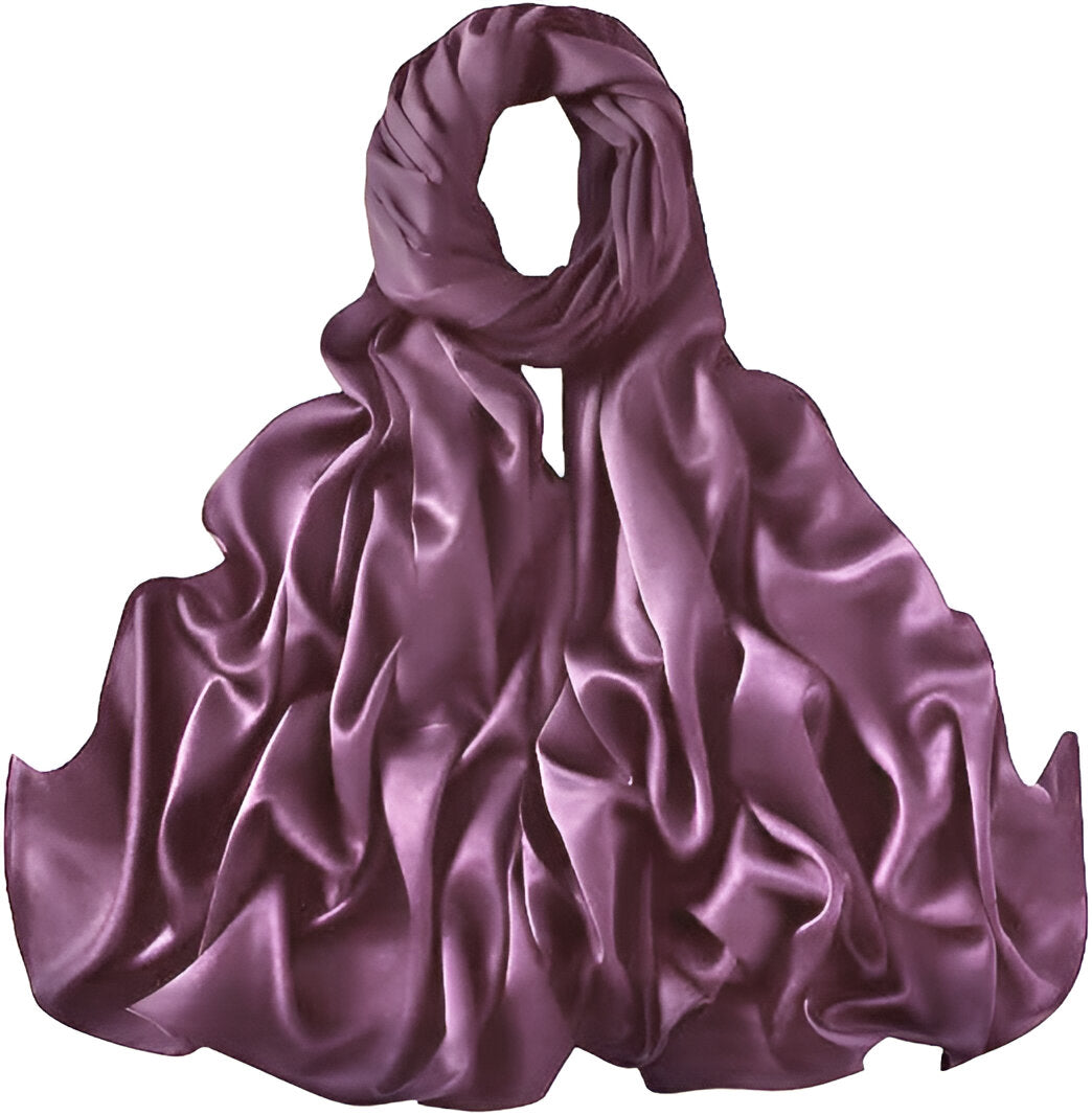 Plain Satin Silk - Deep Taupe